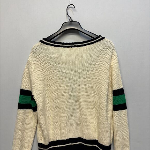 Anthropologie Women Callahan Varsity Collegiate Cardigan Size Medium C068 -22 - Picture 15 of 16